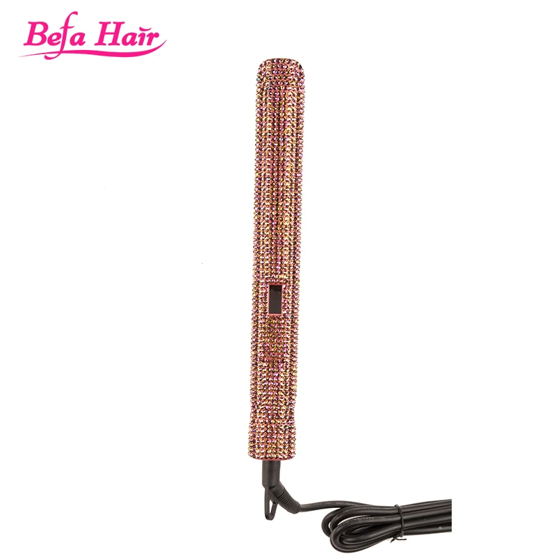 wholesale amazon high quality iron titanium hair private label flat iron  professional hair straightener online with custom logo