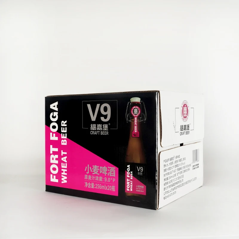 2.8% Alcohol 256ml Small Bottle Low Alcohol content, swinging covers craft beer, suitable for nightclub support OEM service