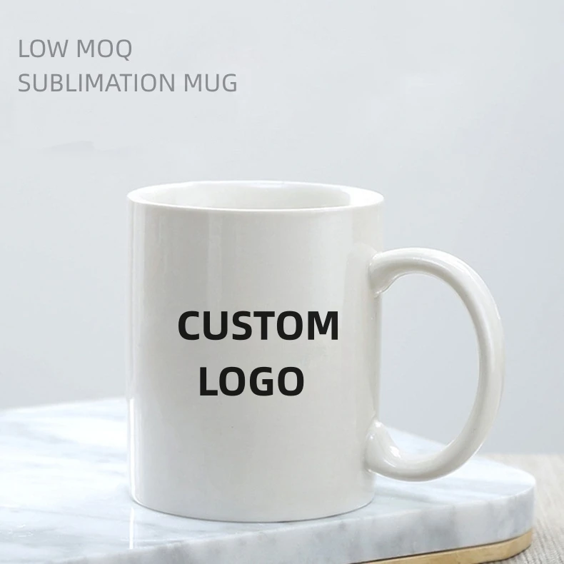 Wholesale 11Oz Sublimation Ceramic Cup Coffee Mugs Unique Corporate Gifts Sets Promotional Drinkware at Low Price