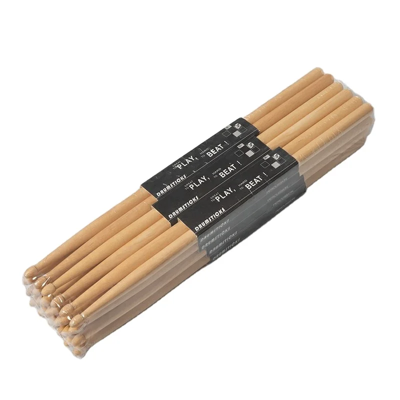 Новый в 2023 и лучшая цена за высокое качество мощные американские Hickory пользовательские барабанные палочки