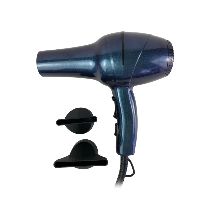 OEM Custom Logo Cold Hot Wind Blue Light Negative Ion Hairdryer Travel salon Hair Dryer