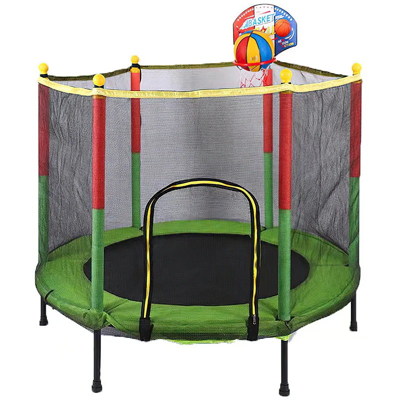 Wholesale Garden Playground Kids Trampoline With Safety Net Trampoline