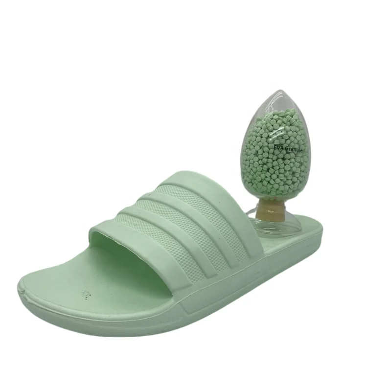 EVA Compound Granules Raw Material For Slippers And Shoes  Granulating Production Line