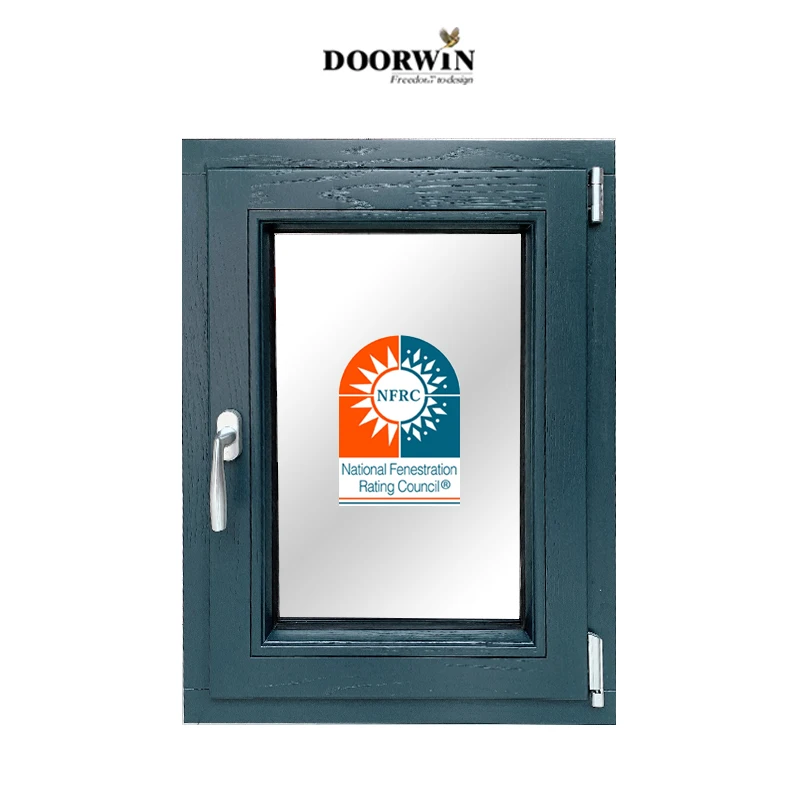 Doorwin new design hot sale  window professional double glazing french window triple glazed tilt and turn casement house windows