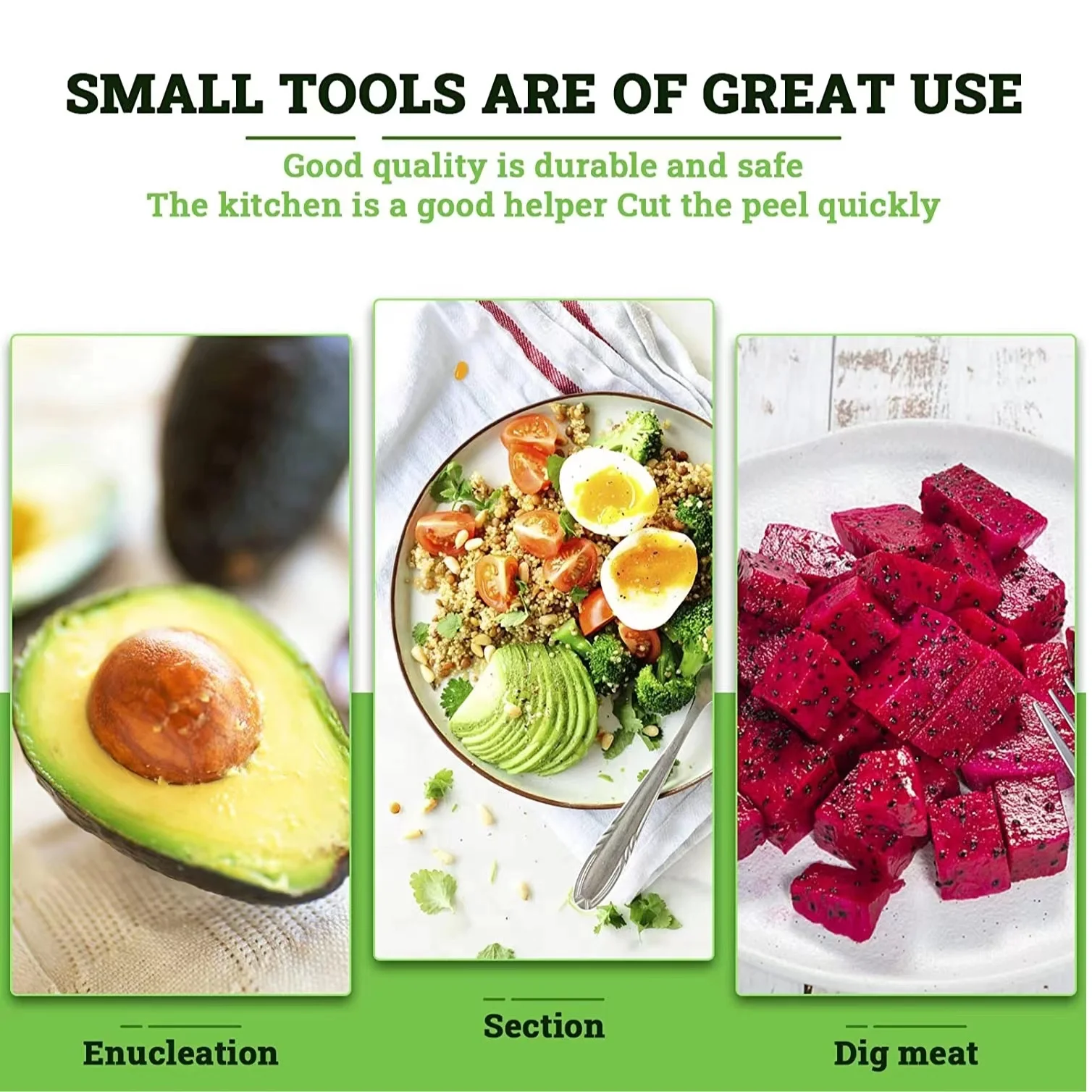 China Wholesale Green Multifunction Kitchen Hand Fruit Peeler Avocado Peeler