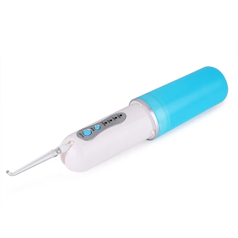 Cordless Aquapik Oral irrigator Water Flosser with Collapsible Design for Travel 4 Modes Include Sinus Rinse