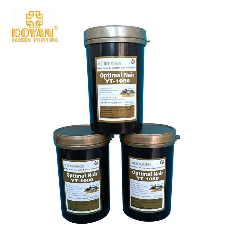 YT1080 DOYAN screen platemaking blue photo emulsion screen printing for plastisol ink