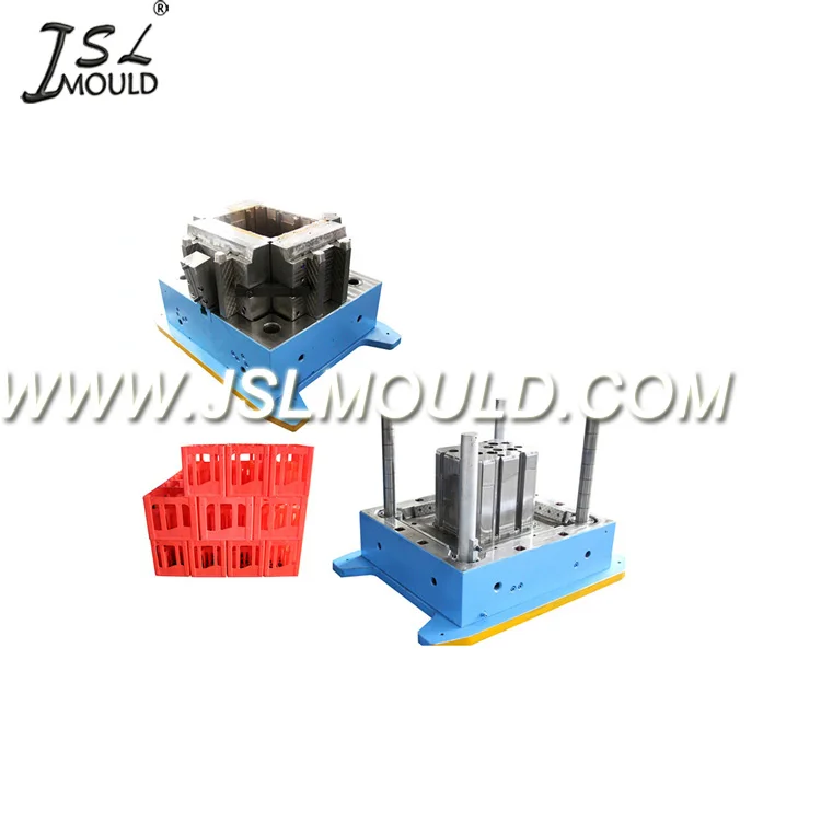 Quality Taizhou JSL Mould Factory Plastic Injection Bottles Beer Crate Mold
