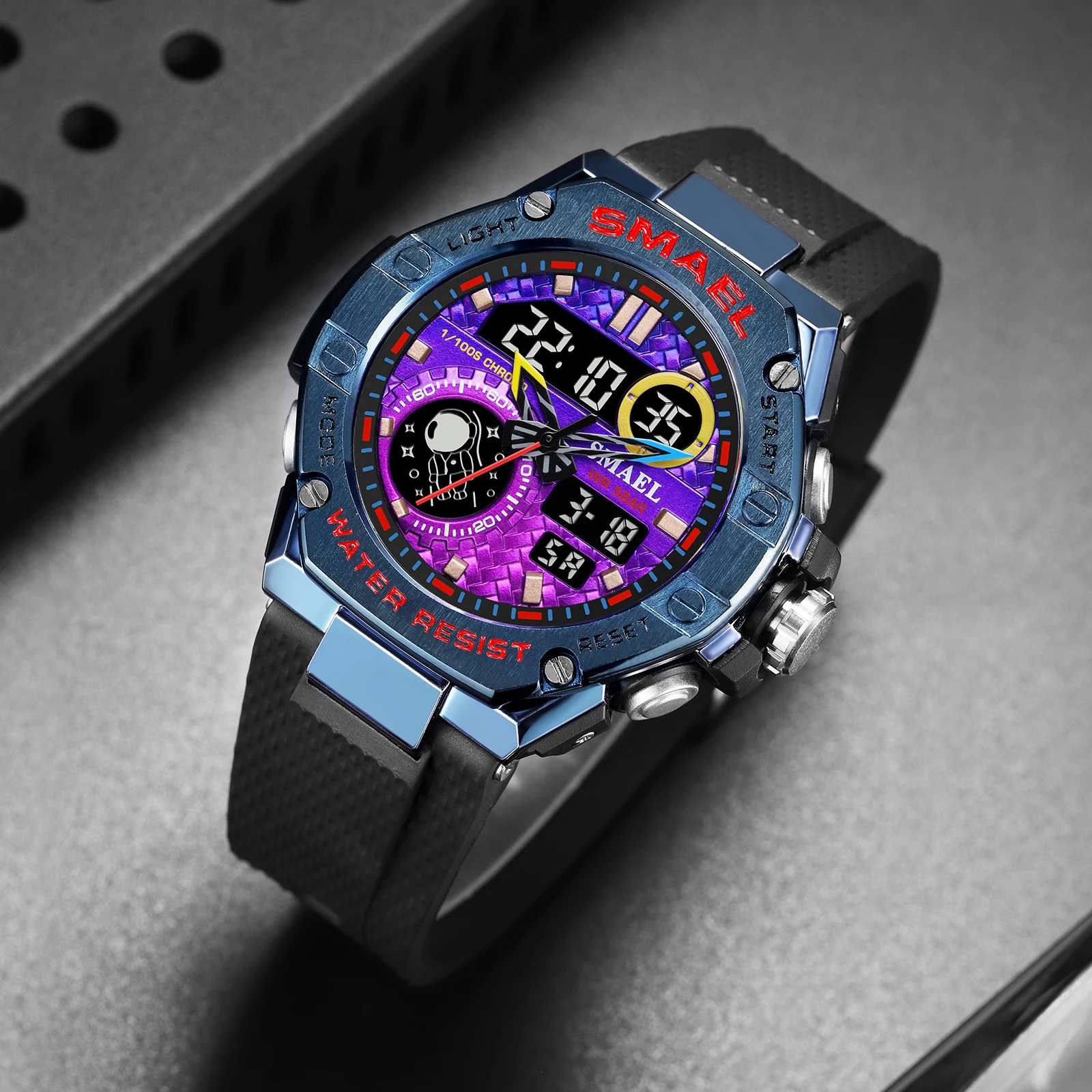 SMAEL 8068 waterproof sport alloy watch relojes de hombre fashion sport watches for men waterproof