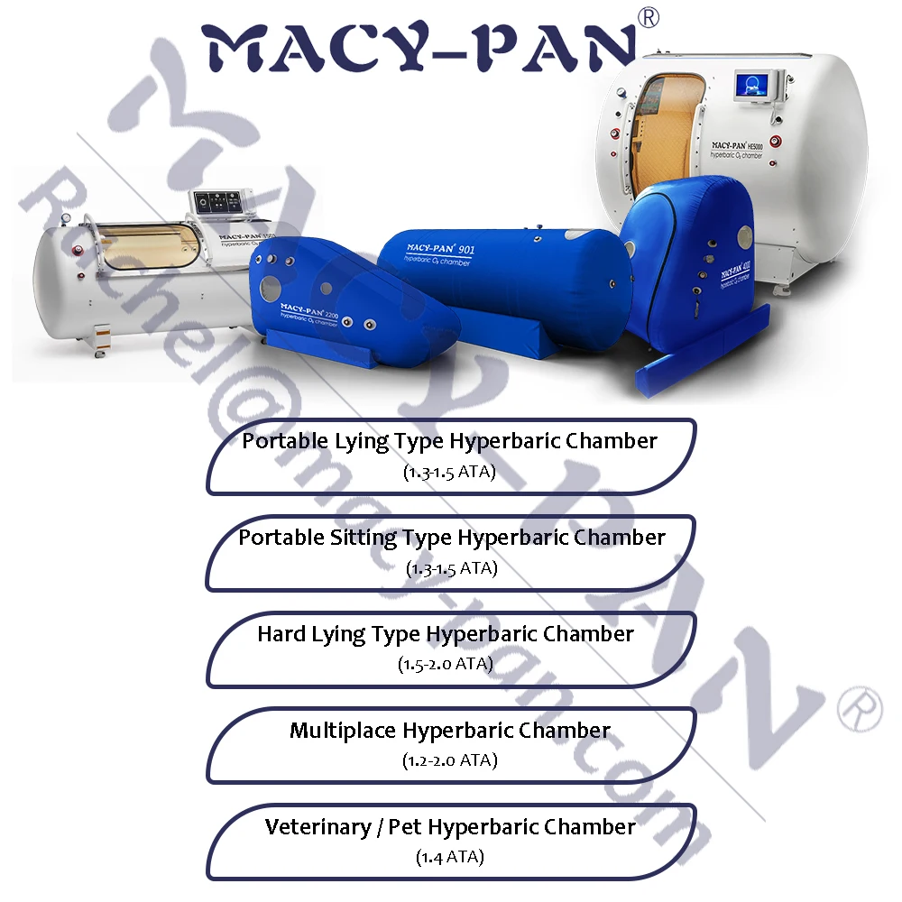 Macy Pan Hyperbaric Soft Chamber Low Pressure 1.5 ATA Lying Hyperbaric Oxygen Chamber Inflatable Hyperbaric Camera