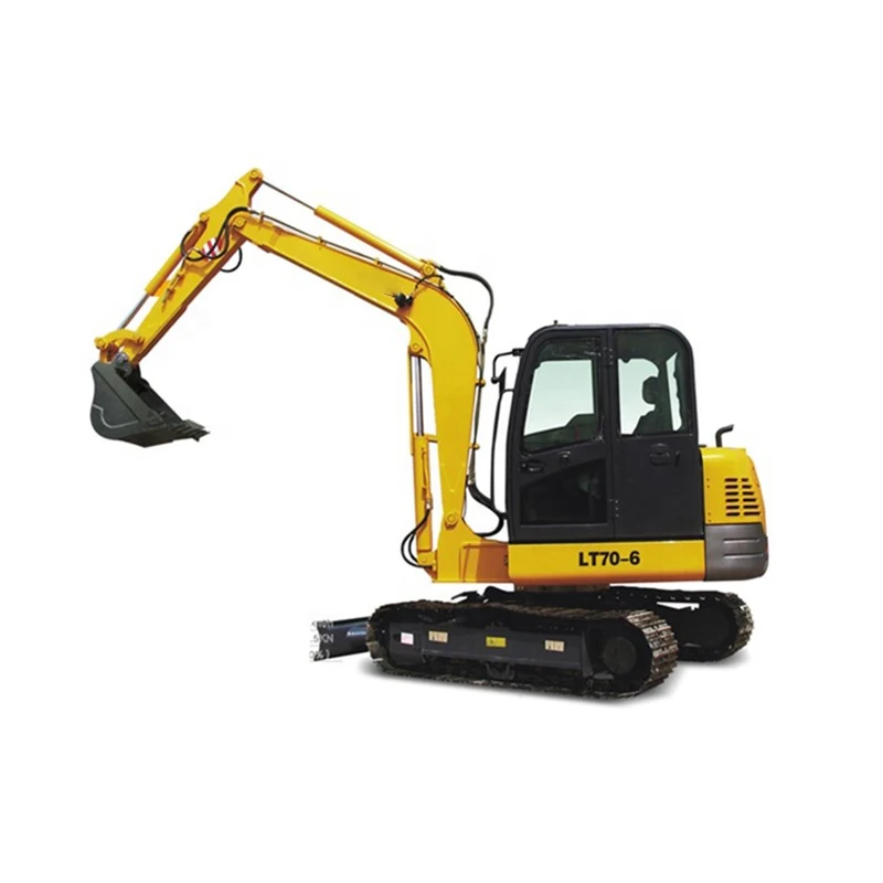 LT70-6 7Ton High Quality Hydraulic Farm Building Small Digger Crawler Excavator for Sale