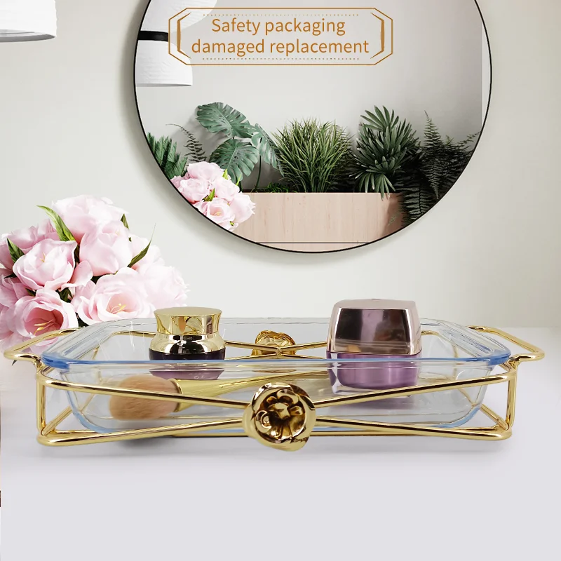 Popular Design Dessert Fruit Rond 3 Compartment Salad Bowl Snack Plate Set