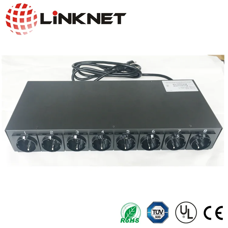 64A Three Phase 400V Intelligent Metered-by-outlet Rack power distribution unit Smart PDU