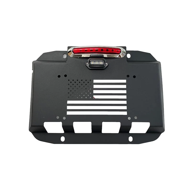 Комплект для перемещения номерного знака с подсветкой Jeep Wrangler JK JL