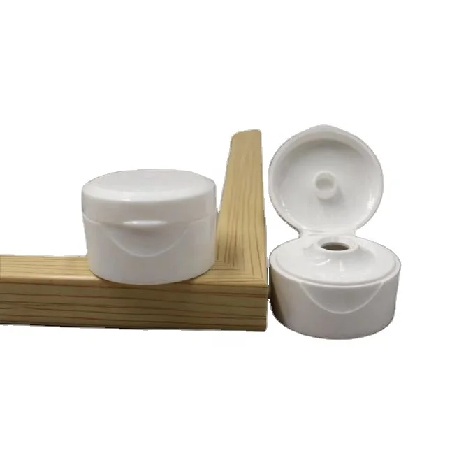 Customized 24/410 Flip Top Screw Cap PP Plastic Lids for Lotion and Shampoo Bottles and Cups PP Material Customizable