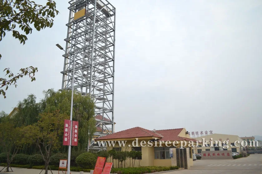 CNC Exchange High Levels High Speed Mechanical Car Tower Parking System / Stacker Parking Rotary Parking