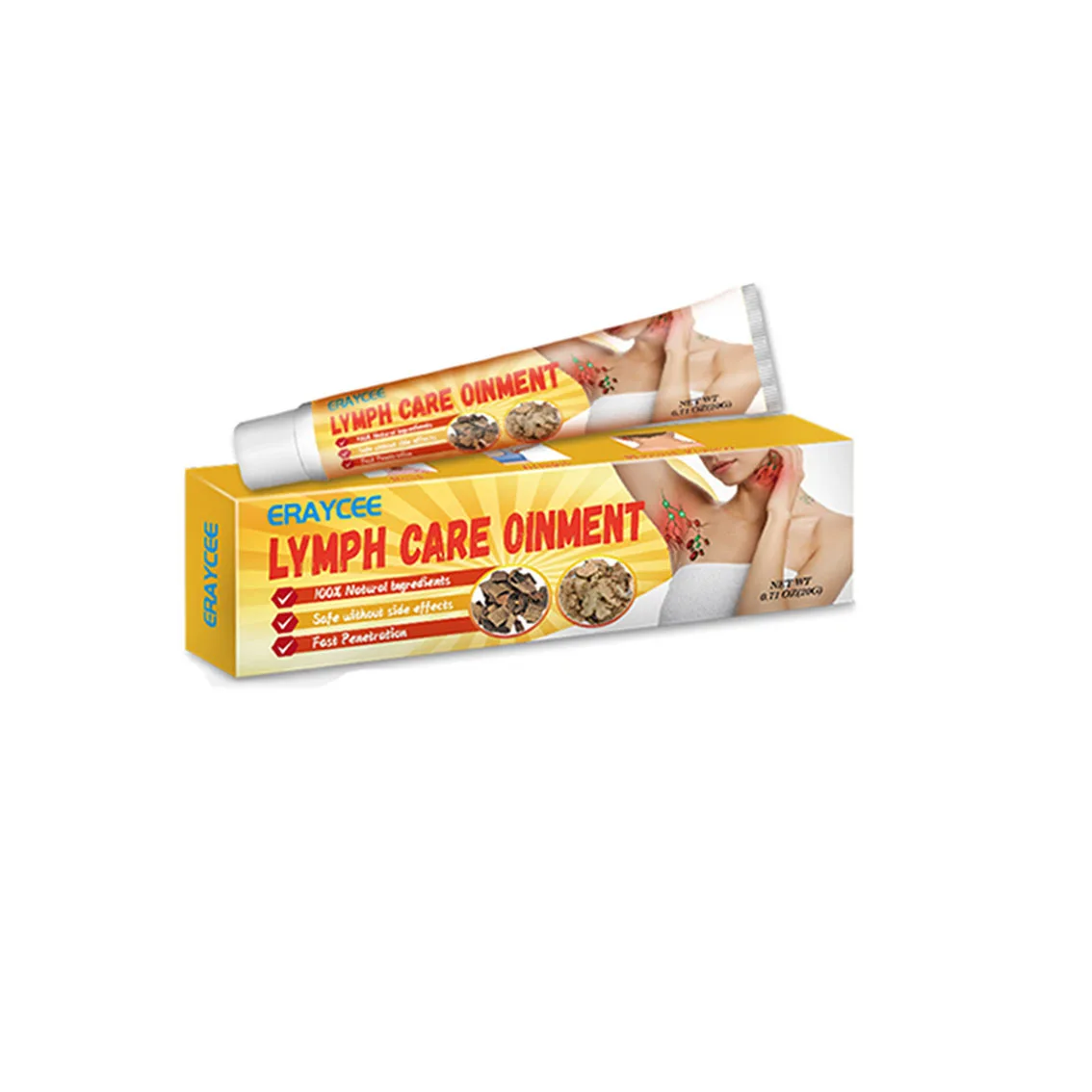 Herbal Lymphatic Drainage Cream Anti-Swelling Lymph Node Treatment Breast Ointment Lymphatic Ointment