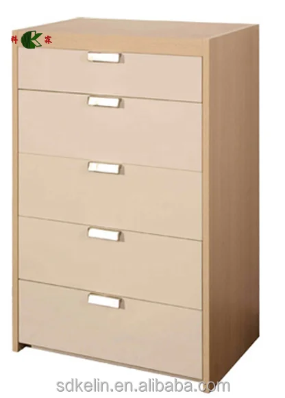 Living room wooden chest of drawers