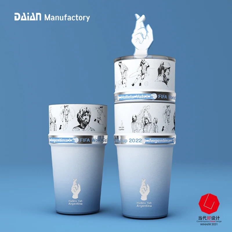 Customized Double Walled Vacuum Insulated Travel Coffee Tumbler 16oz 26oz Stainless Steel Stackable Tumbler Cup