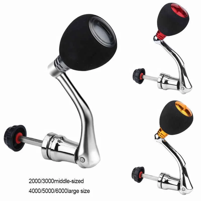 Metal Power Reel Handle Ball Knob Replacement For  Baitcasting Reel Optional Universal Types Wheel Accessories