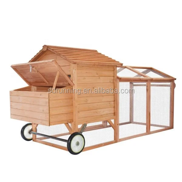 Large mobile wooden pigeon coops chicken house designs with wheels