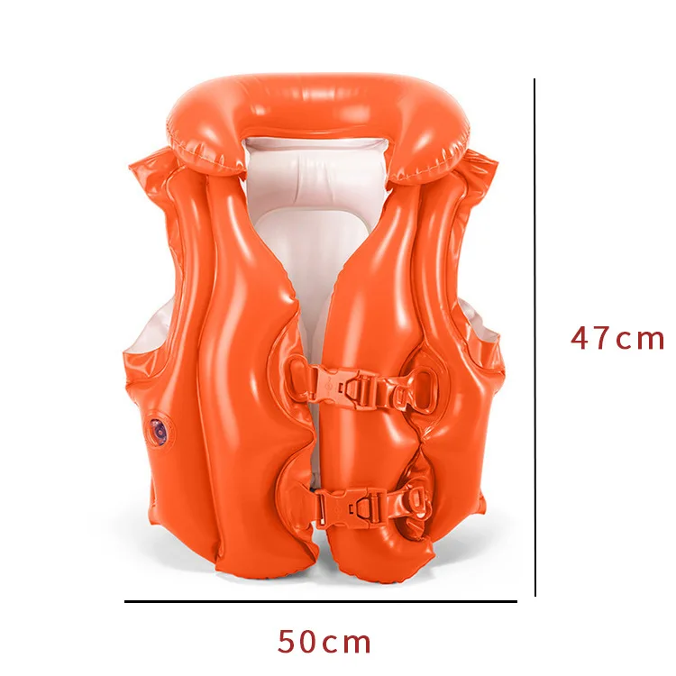 INTEX 58671 DELUXE SWIM VEST KIDS INFLATABLE SWIMMING LIFE VEST