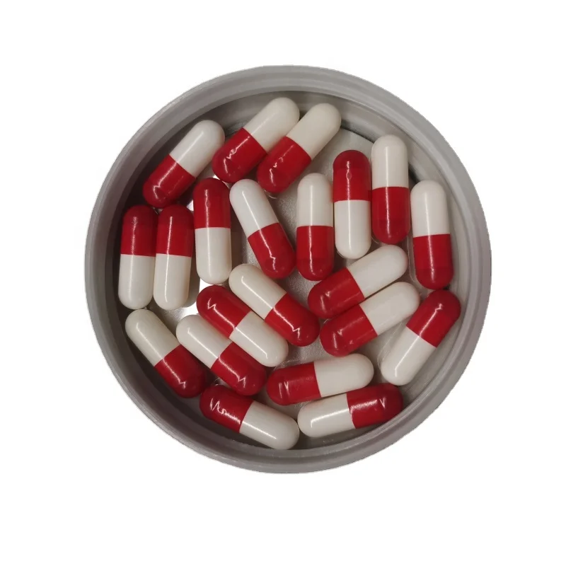 Healsee red white HPMC cellulose vegetable capsules for supplements