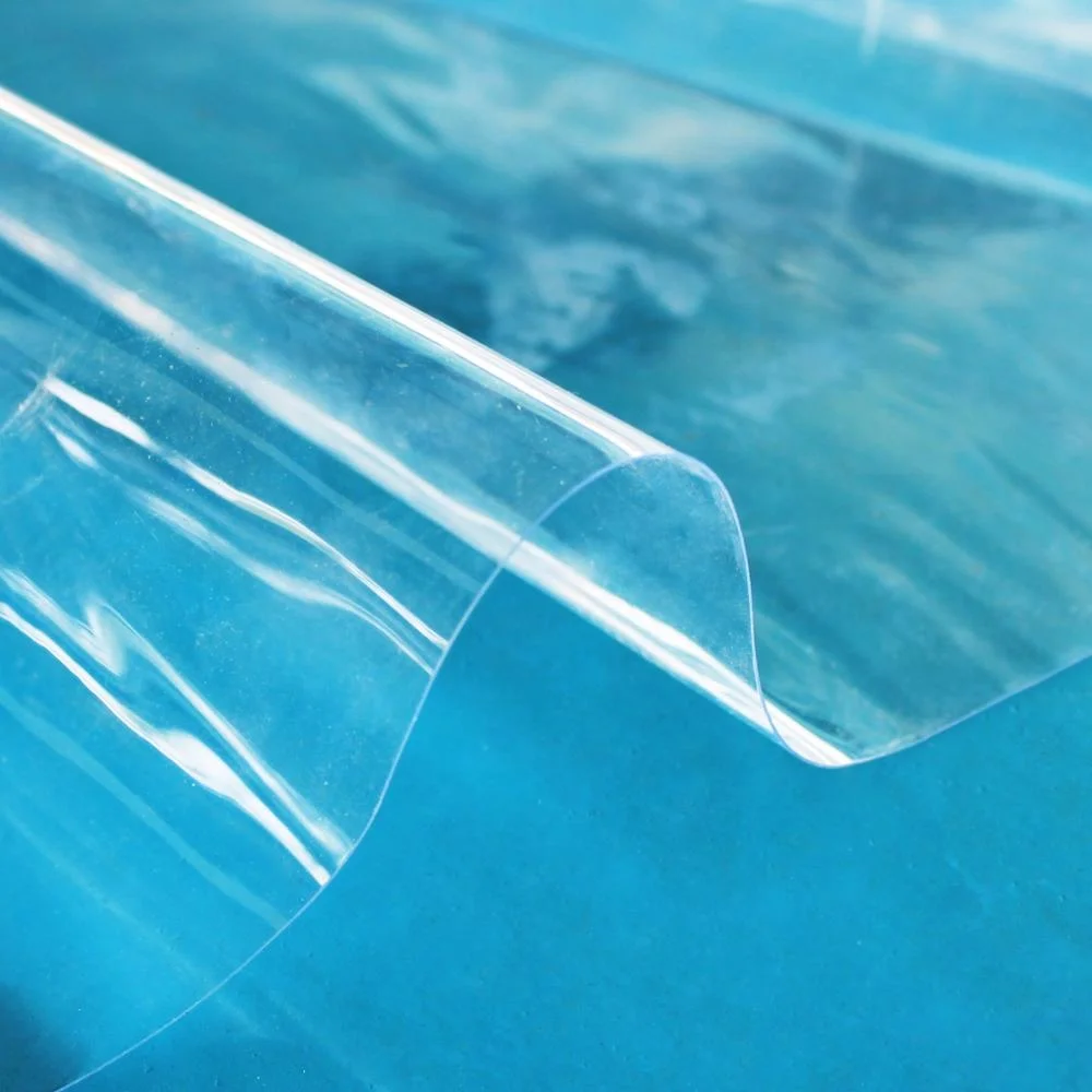 iridescent pvc fabric vinyl transparent sheet clear pvc fabric soft pvc transparent