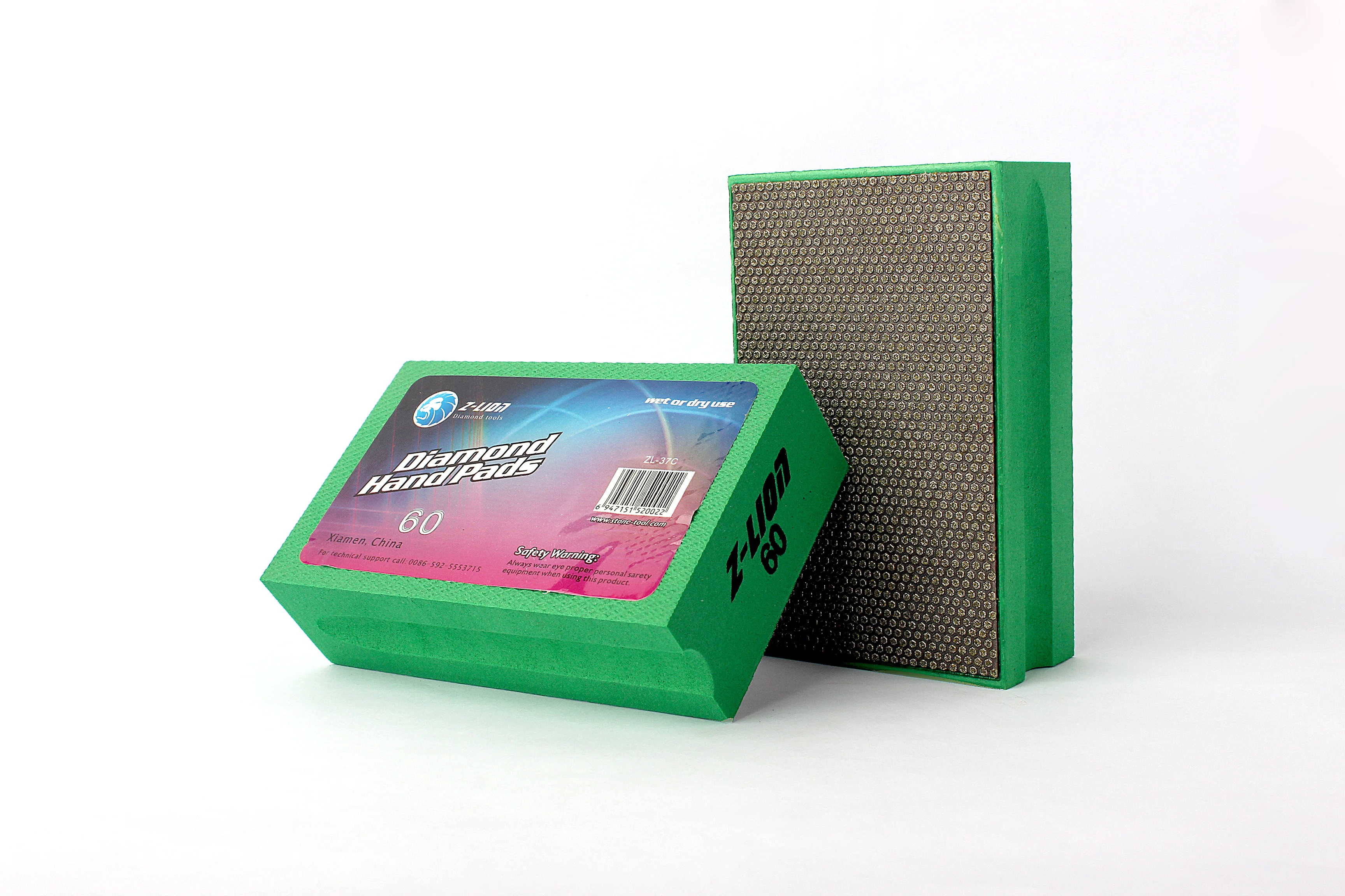 Z-LION Granite Marble Manual Grinding Tools Diamond Hand Polishing Pads