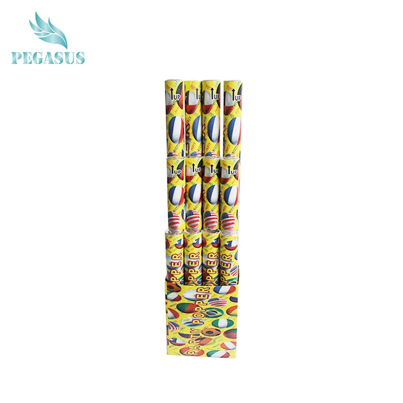 Wedding paper confetti streamer party poppers confetti cannons for sale factory wholesale party celebration popper Pegasus
