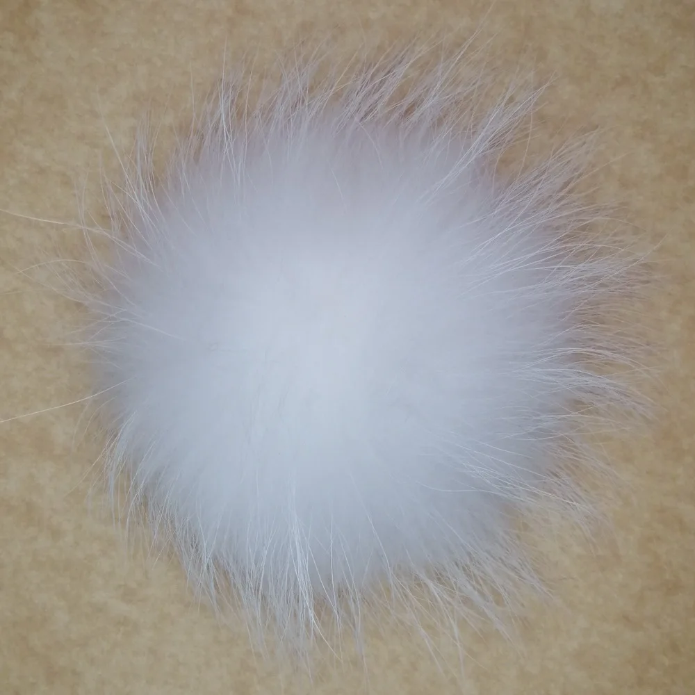 fashion wholesale price multi color rabbit / fox / mink/ raccoon fur ball /pom poms