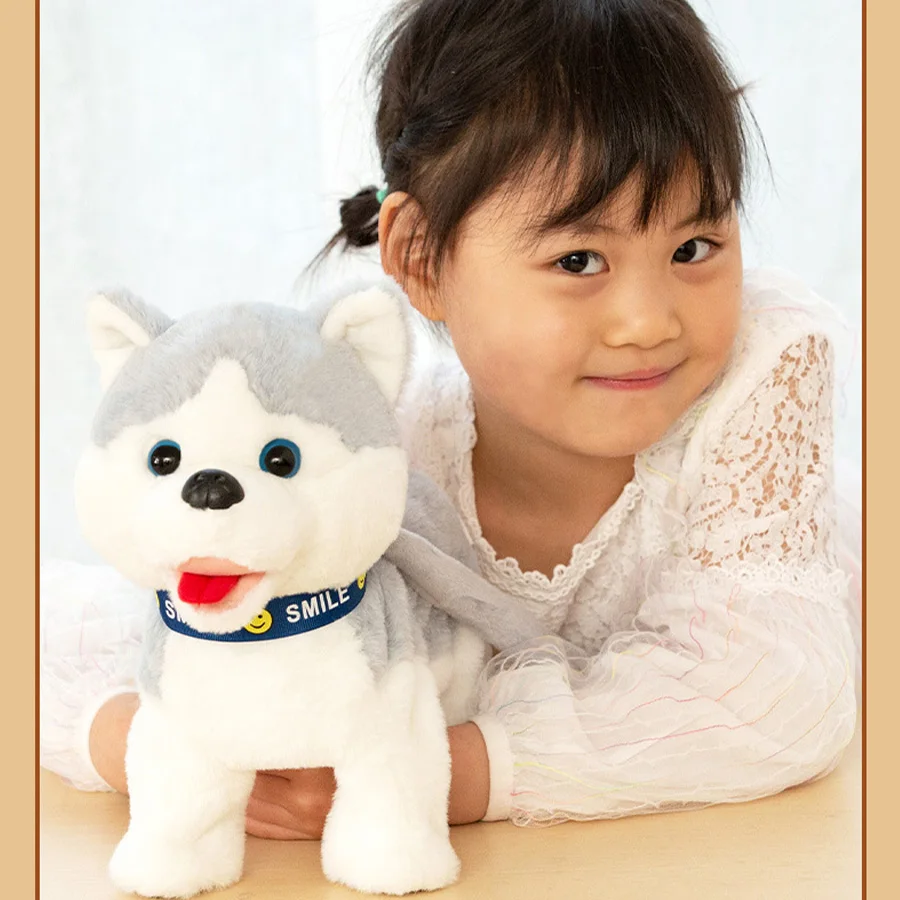 New Leash Electronic Smart Pet Por Mayor Electronic Toys Simulated Plush Dogs Stuffed Animal Toys For Kids