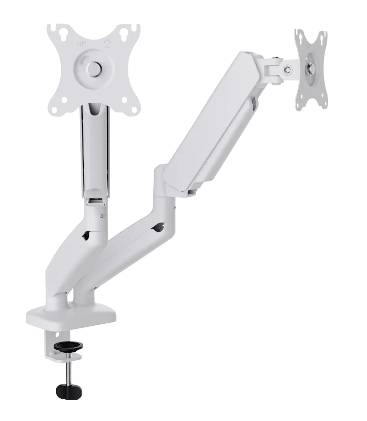 Mounting Classics Computer Bracket Double Arms Gas Spring Full Motion Monitor Desk Mount Monitor Holder Arm