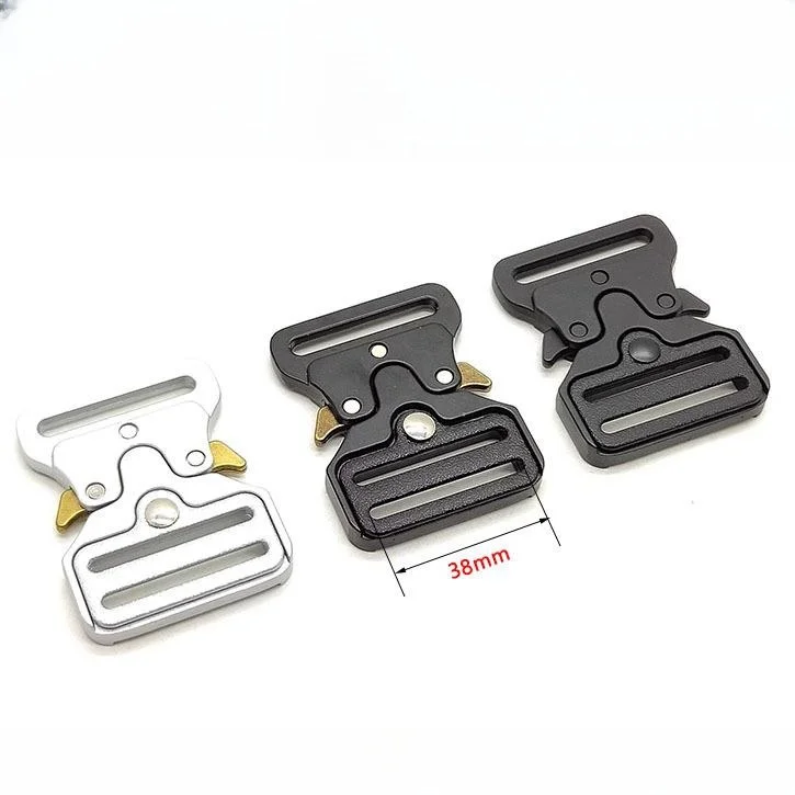 38mm*67mm Wholesale Of High-Quality Electroplated Galvanized Alloy Metal Belt Buckle Tactical Buckle In Stock
