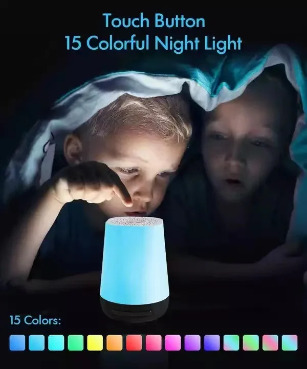 Baby Sleeping Monitor 34 Soothing Music 10 Color Night Light White Noise Machine With App