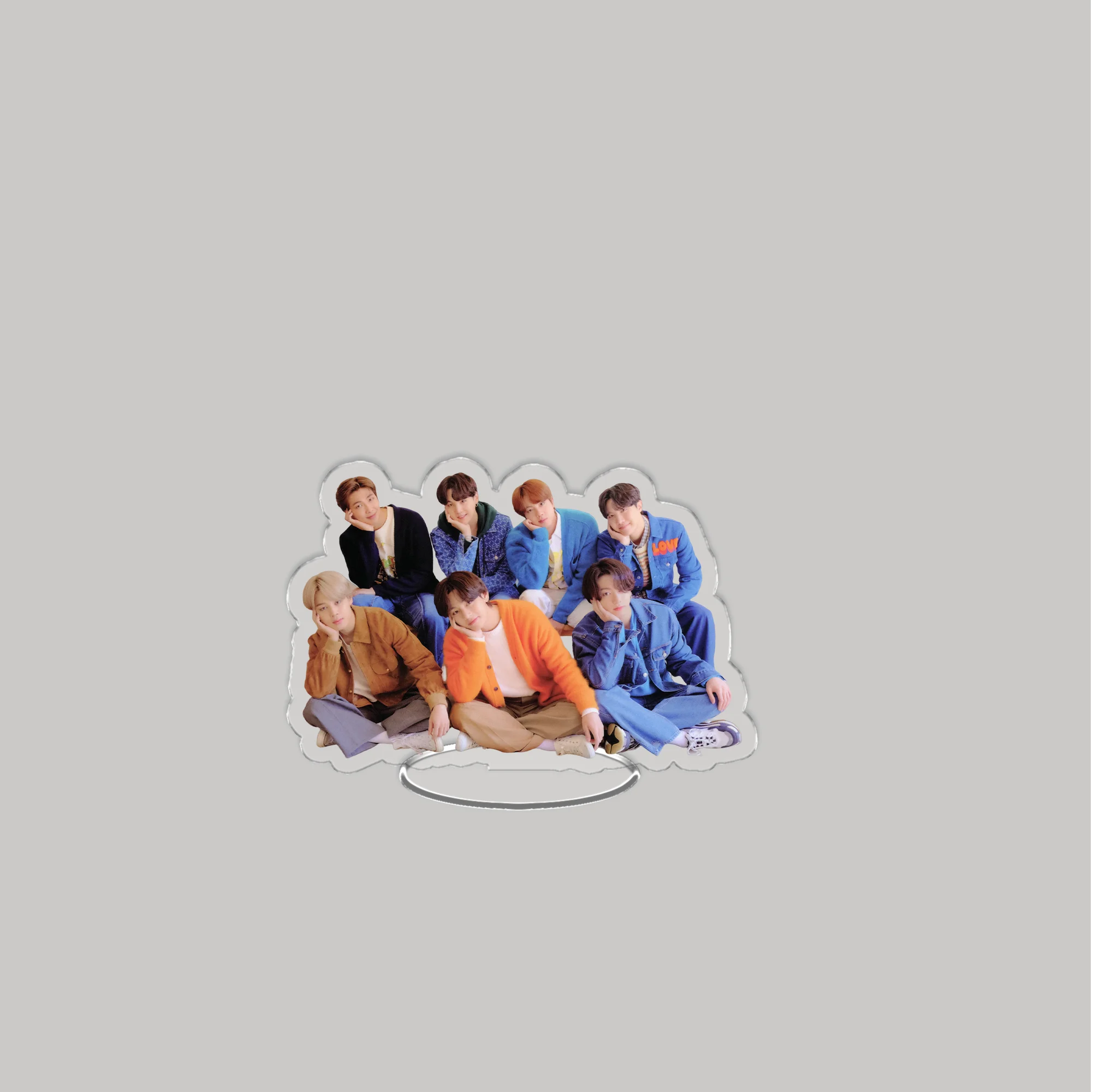 KPOP Idol Bangtan Boys JK V JIMIN JIN SUGA YTC в бусане прозрачная пластиковая подставка из