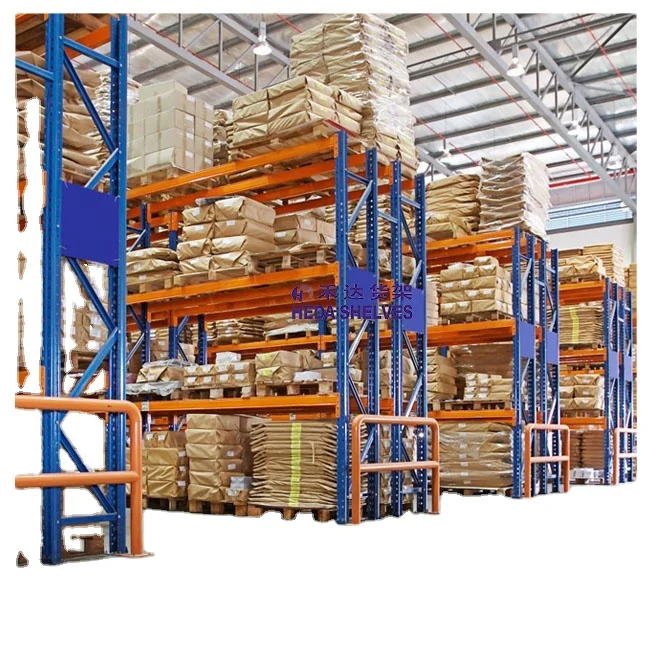 Industrial pallet storage racks