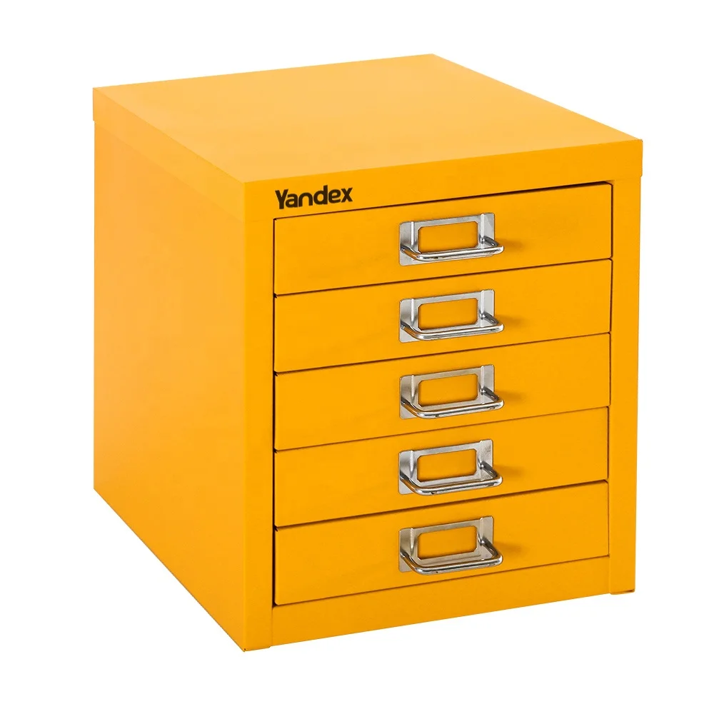 YANDEX cheap price colorful Office works furniture steel iron high quality file cabinet with multi-drawer