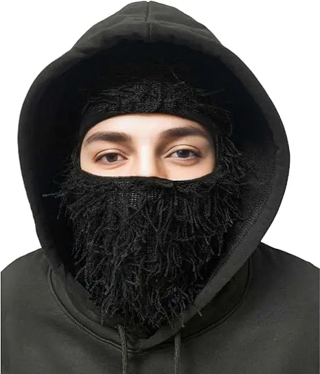 Knitted Full Face Ski Mask Windproof Neck Warmer Shiesty Yeat Airsoft Custom  Knitted Face balaclava for Men/Women