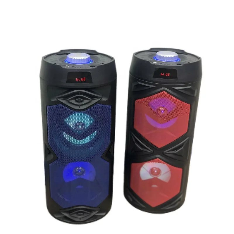 Support Usb/tf/fm Radio Audio Bass Portable Wireless Karaoke Outdoor Subwoofer  BT Speaker