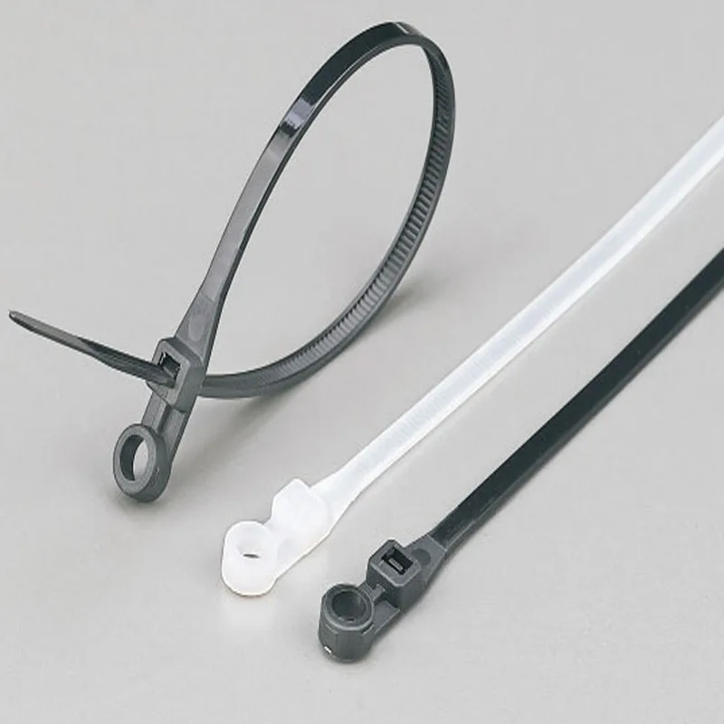 Хорошая репутация многоцелевой черный крепление глава кабельные стяжки 100 шт./упак.