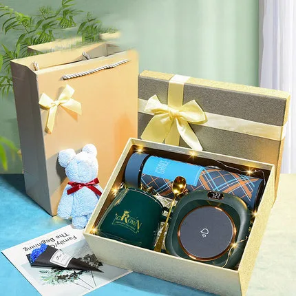 new design 55 degree thermostat cup set creative ceramic coffee mug warmer cup cute pink mugs with logo tea cup for wedding gift