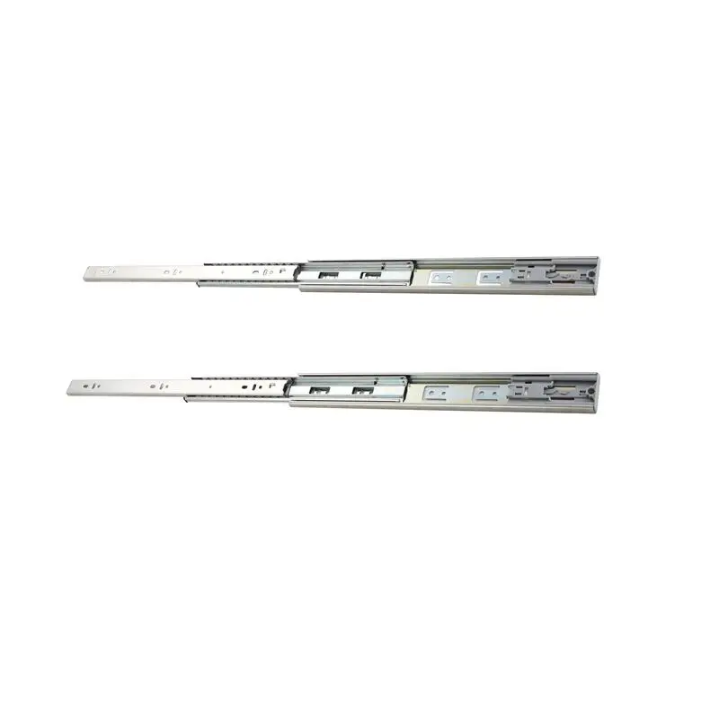 Roller Linear Guide Cabinet Kitchen Push To Open Drawer Accessories Mechanism Corredicas Telescopic 45mm Heavy Drawer