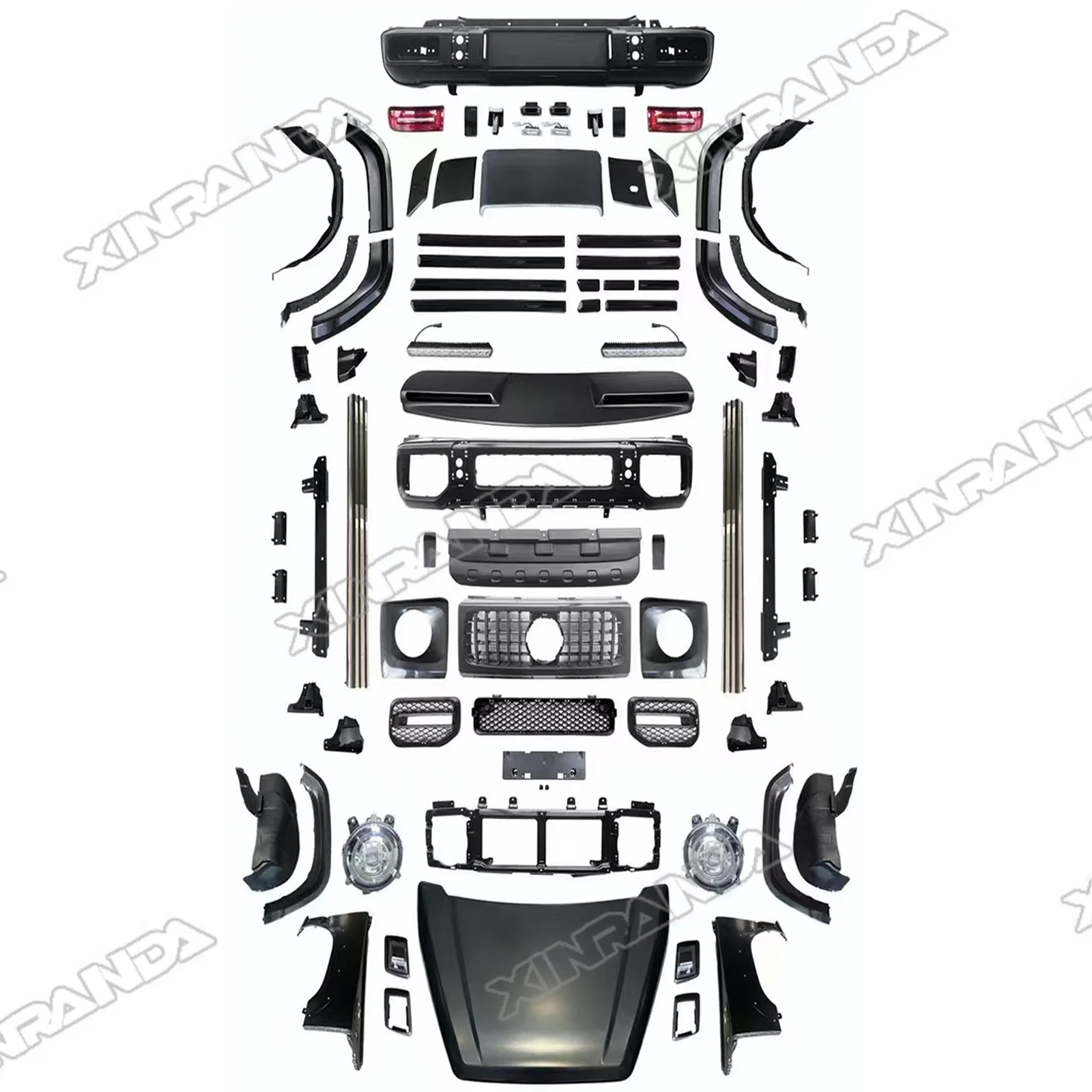 Jimny New Product Full Set Jimny Amg Style Body Kit For 5 Doors 2024 2025 Jc74W