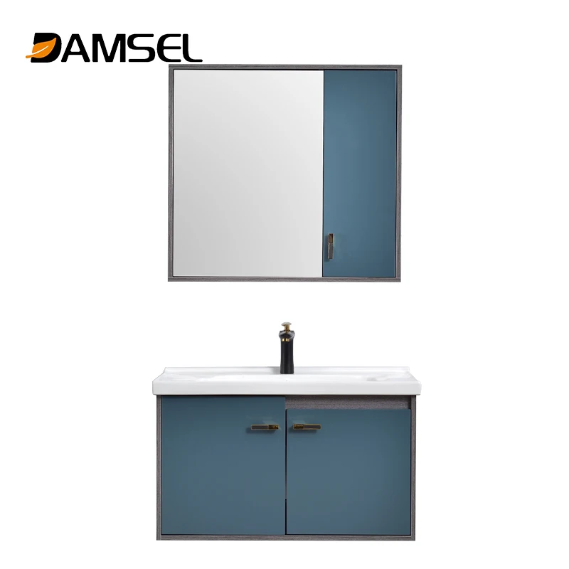 Водонепроницаемая мебель из ПВХ для ванной комнаты с раковиной, туалетный столик