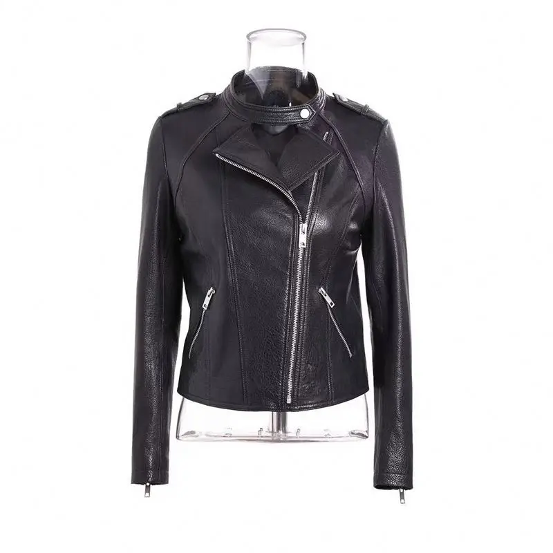 Customize Imported from Turkey  real leather coat sheepskin woman jacket cloth factory welcomed garment factory