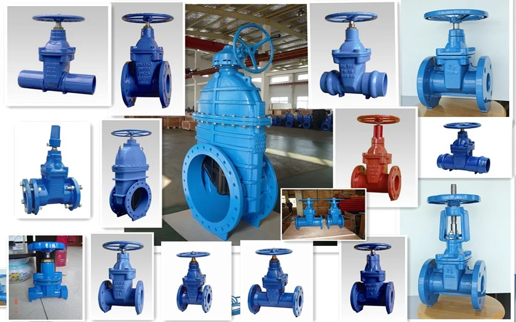 Spigot ends Resilient gate valve, Non Rising stem,PN16