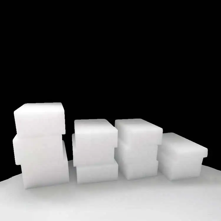 Wholesale  High Density Melamine Foam Dish Washing Sponge Magic Foam kitchen cleaning magic sponge eraser nano sponge