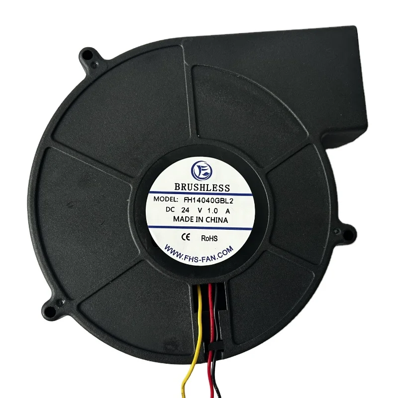 140 мм небольшой охлаждающий вентилятор высокого давления 12 В 24 В 48 В низкий уровень шума 140x140x40 мм вентилятор