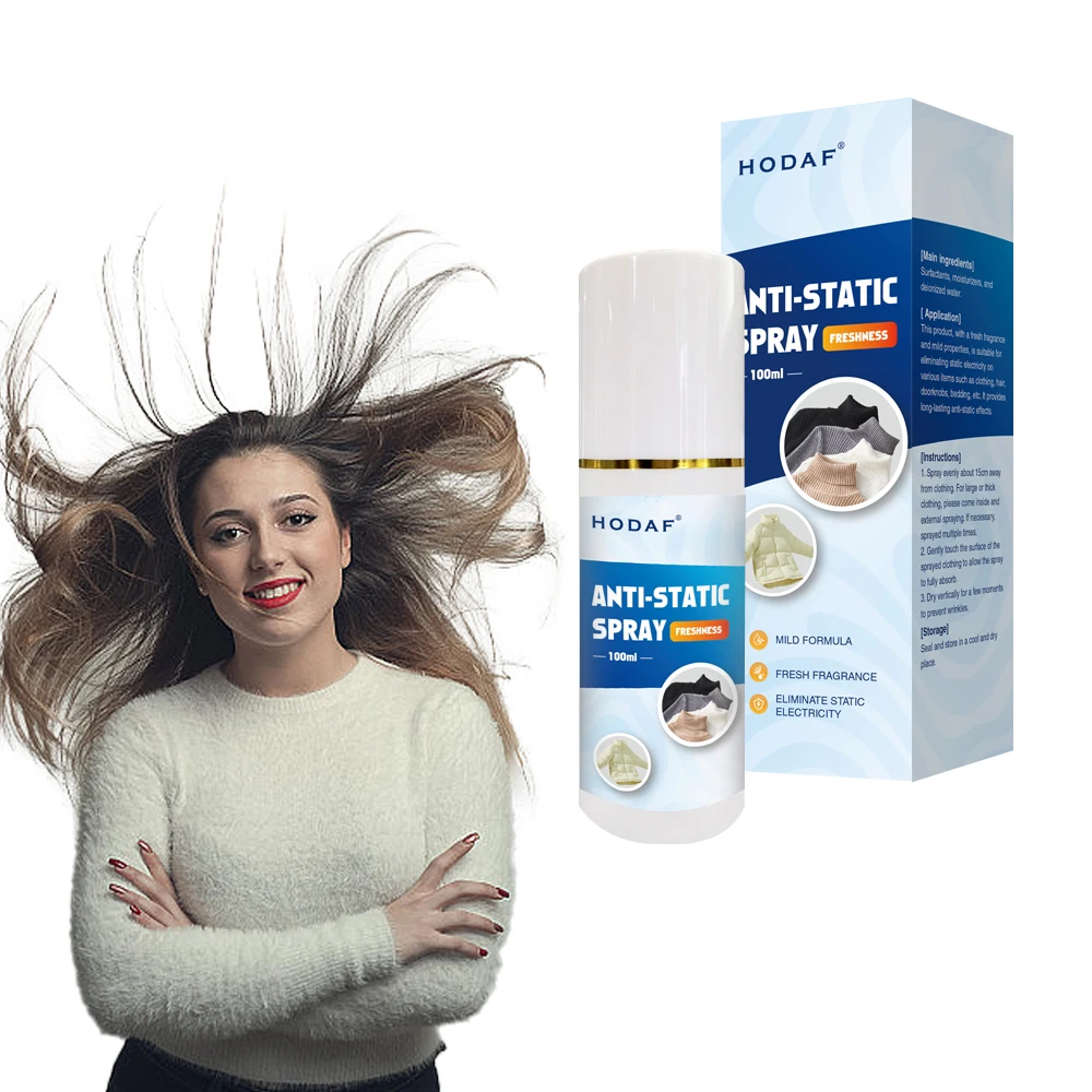 Private Label Clothing Wrinkle Release Static Cling Removal Spray Anti-static Spray
